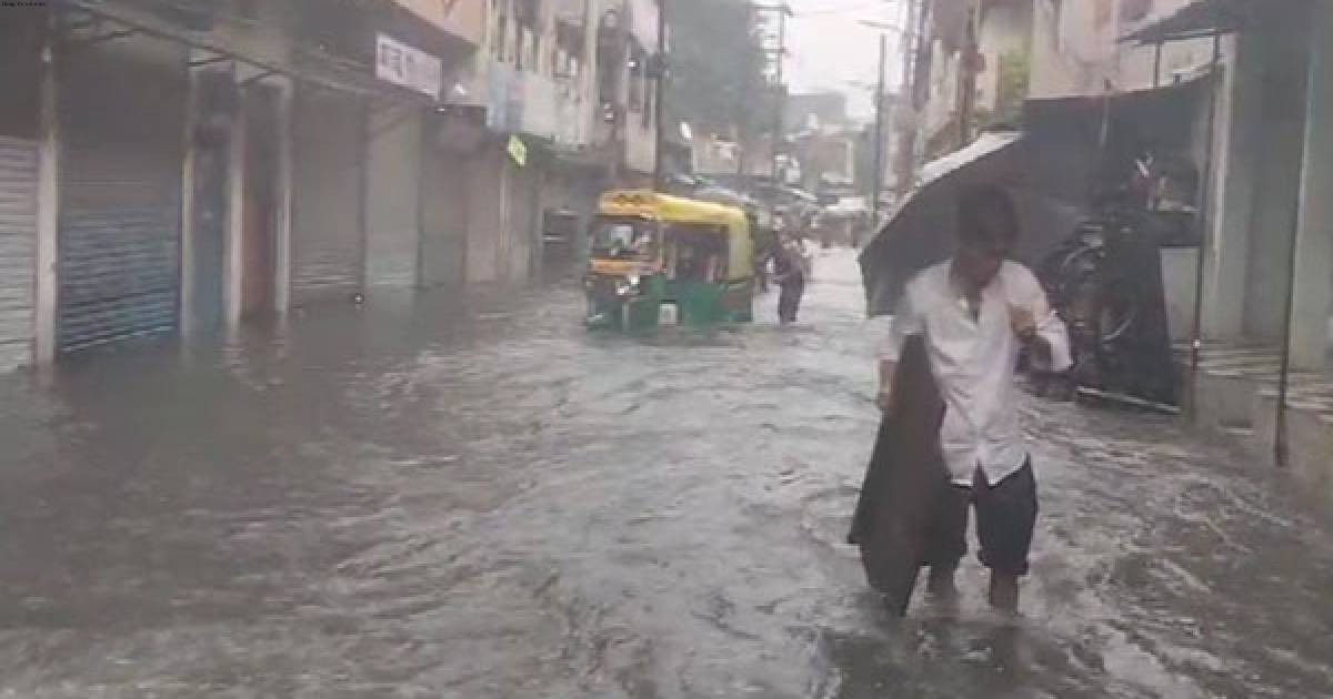 MP: Waterlogging in parts of Indore after heavy rains; helpline number issued